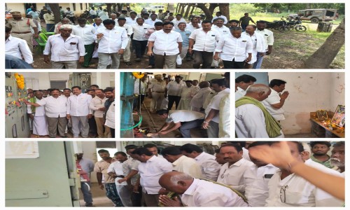 లింగాల లిఫ్ట్ ఇరిగేషన్ నుంచి నీటిని విడుదల చేసిన ఎమ్మెల్యే గిత్త.జయసూర్య