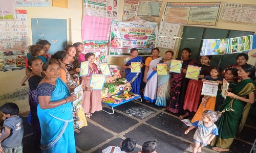 ఎర్ర గూడూరులో ఘనంగా అంగన్వాడి ఉత్సవ్ కార్యక్రమాలు నిర్వహించిన సూపర్వైజర్ పి లలితా ప్రభావతమ్మ