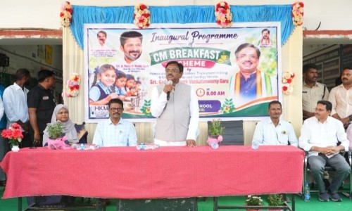 విద్యార్థుల సంక్షేమంలో భాగంగా సి.ఎం. అల్పాహార పథకం అమలు..