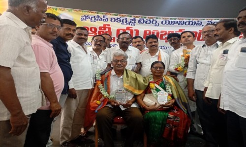రాష్ట్రపతి ఉత్తర్వులతో సర్వీస్ రూల్స్ సమస్య పరిష్కారానికి మార్గం సుగుమం...! ఉత్తమ ఉపాధ్యాయులను సన్మానించిన పి ఆర్ టి యు నంద్యాల జిల్లా శాఖ