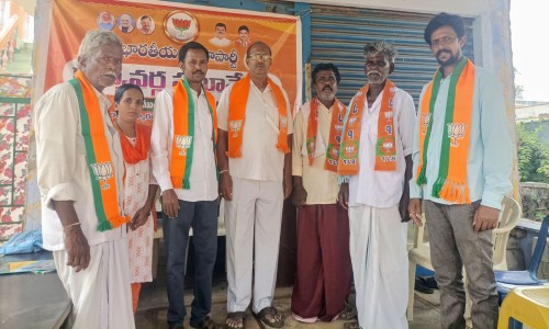 పార్టీ బలోపేతమే లక్ష్యం..! బిజెపి మండల అధ్యక్షులు రాయపాటి మురళీమోహన్