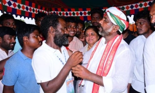 పీపుల్స్ మార్చ్ పాదయాత్ర 100వ రోజు వేడుకలు...