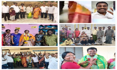 వేంపెంట జడ్పీ హైస్కూల్లో జరిగిన ఎస్ఎంసి ఎన్నికలలో సింగపూర్ టేకూరి నాగేష్ అభ్యర్థులు ఘనవిజయం